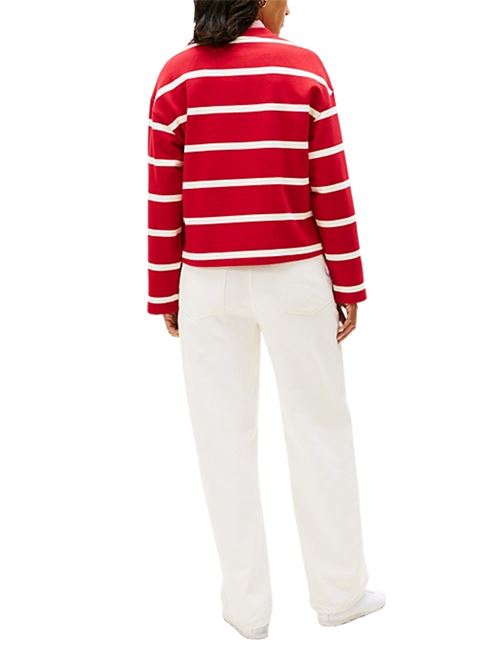 Felpa a righe girocollo Tommy Hilfiger | WW0WW484310E2